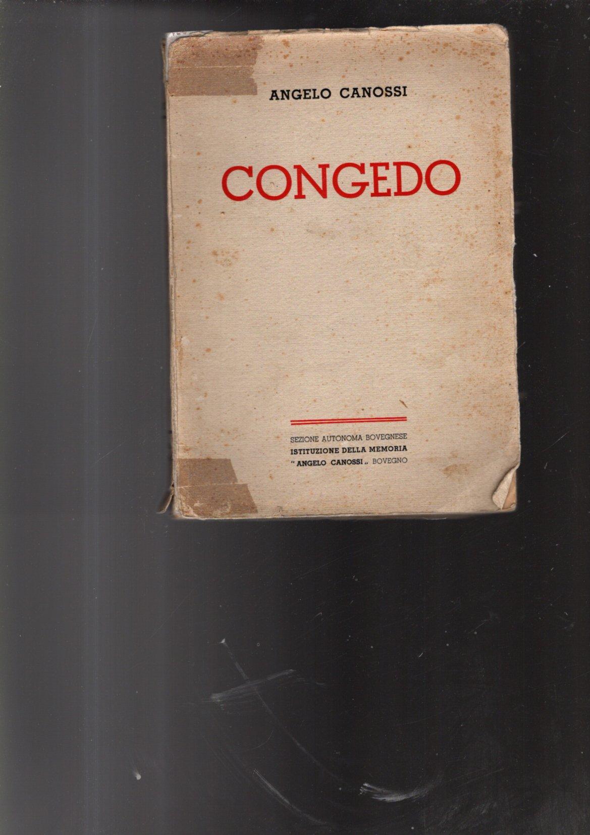 CONGEDO (ANGELO CANOSSI)