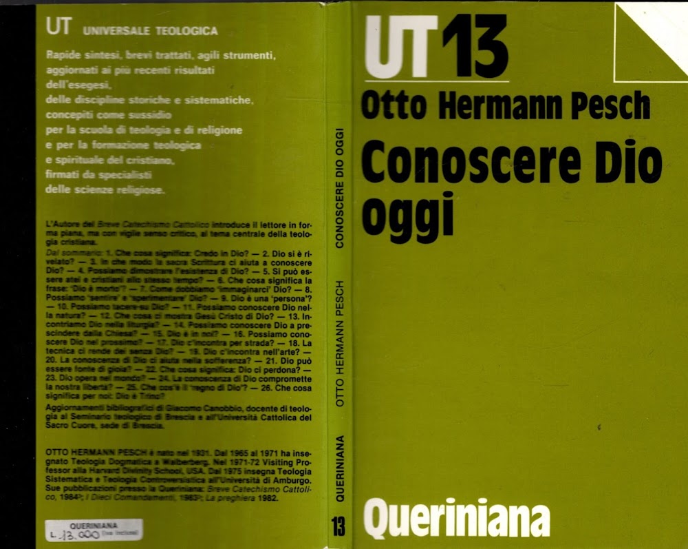 Conoscere Dio oggi