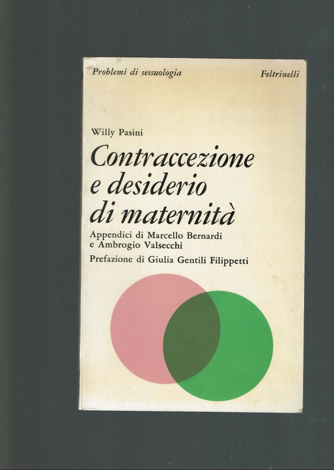 CONTRACCEZIONE E DESIDERIO DI MATERNITA' ** WILLY PASINI ** FELTRINELLI …