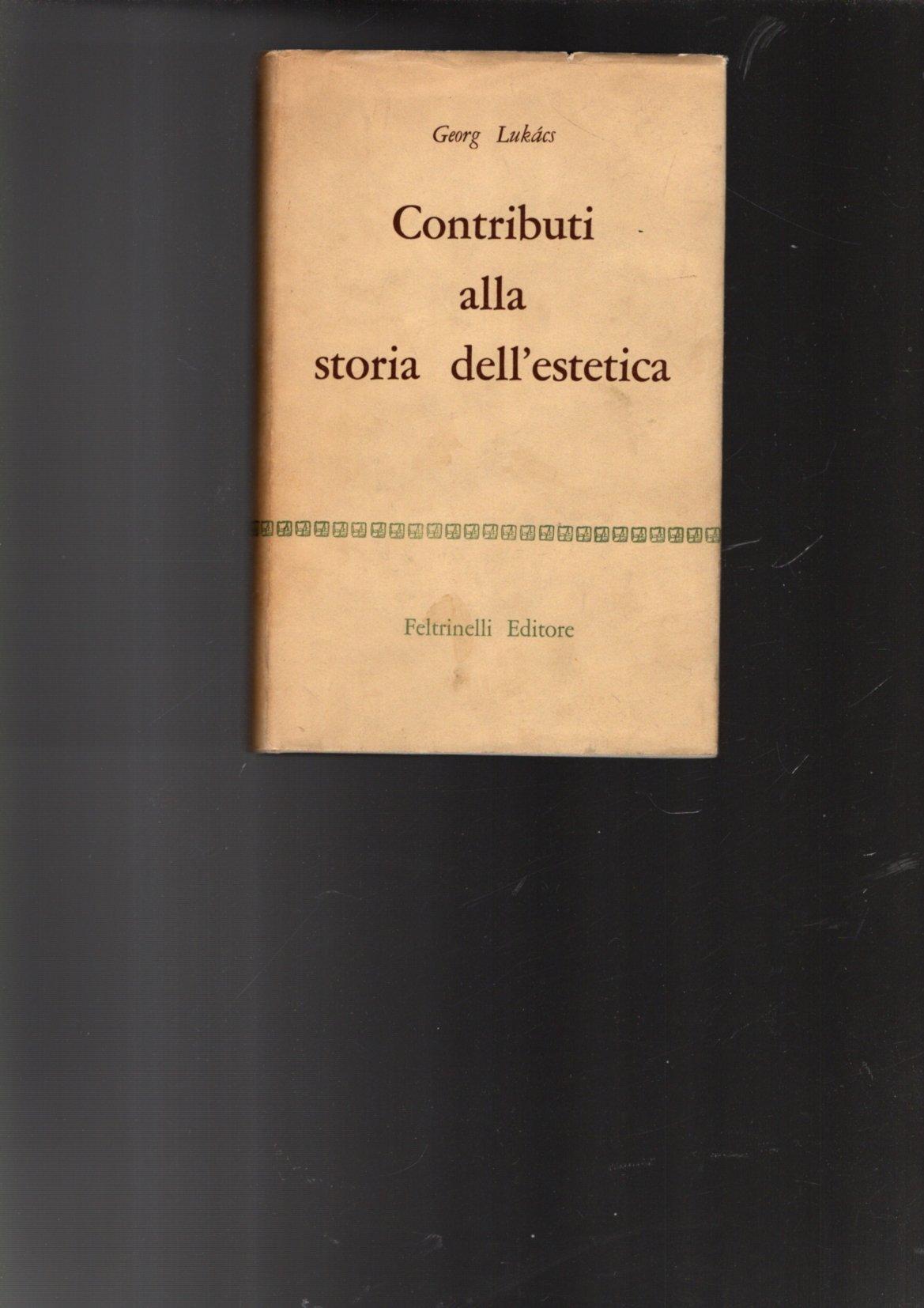 CONTRIBUTI ALLA STORIA DELL'ESTETICA