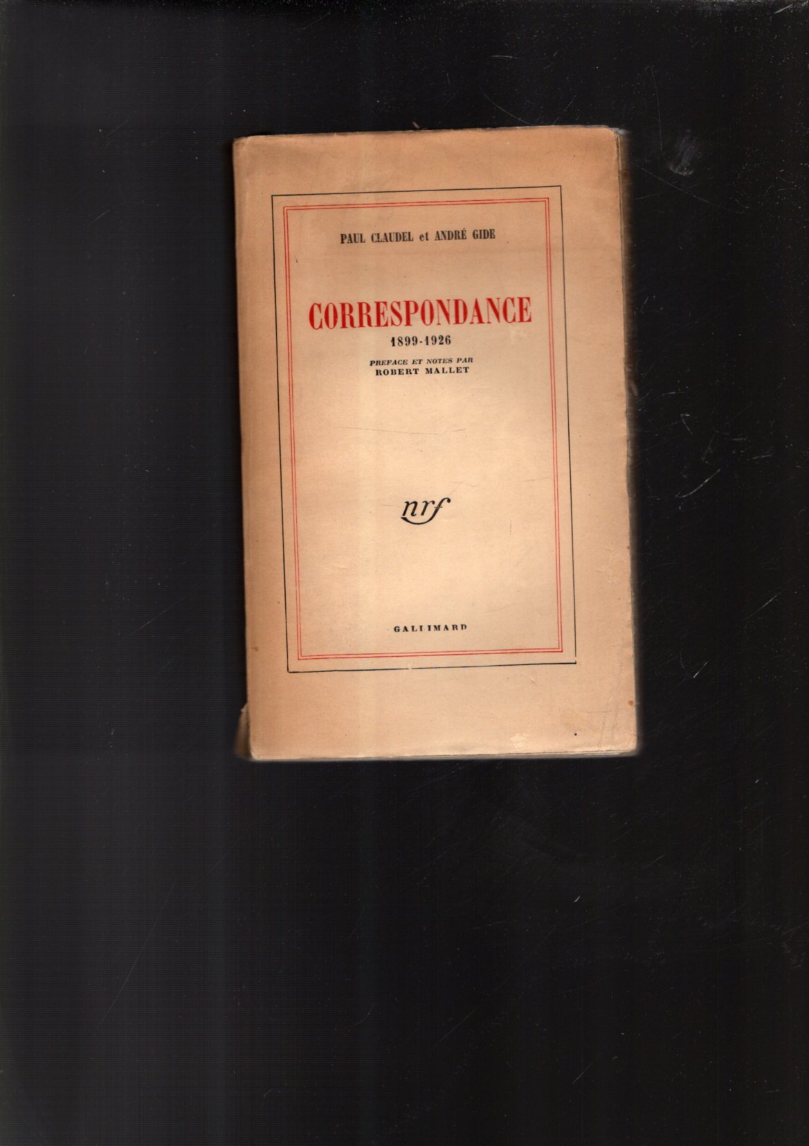 Correspondance 1899-1926