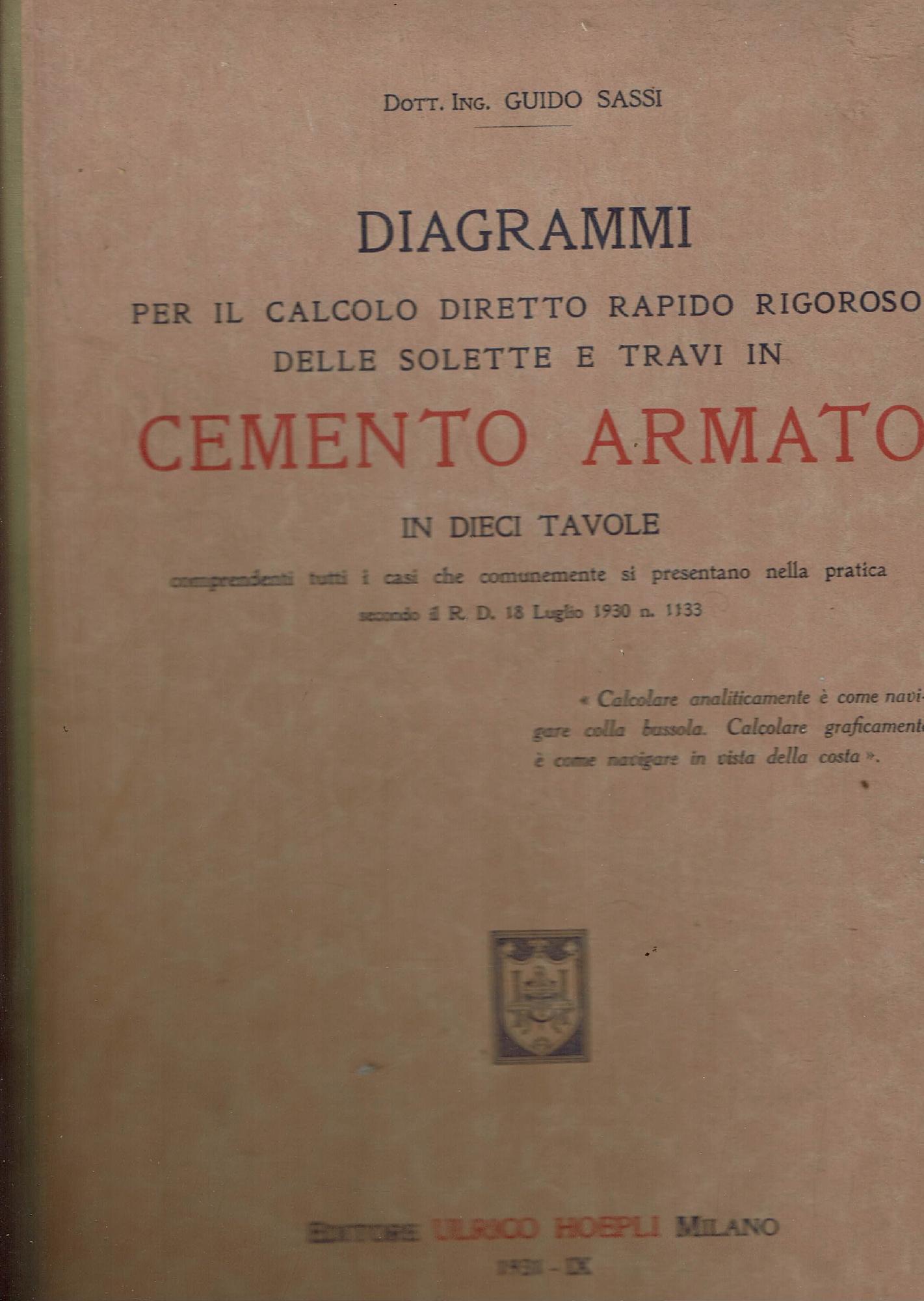 DIAGRAMMI PER IL CALCOLO DIRETTO, RAPIDO, RIGOROSO DELLE SOLETTE E …