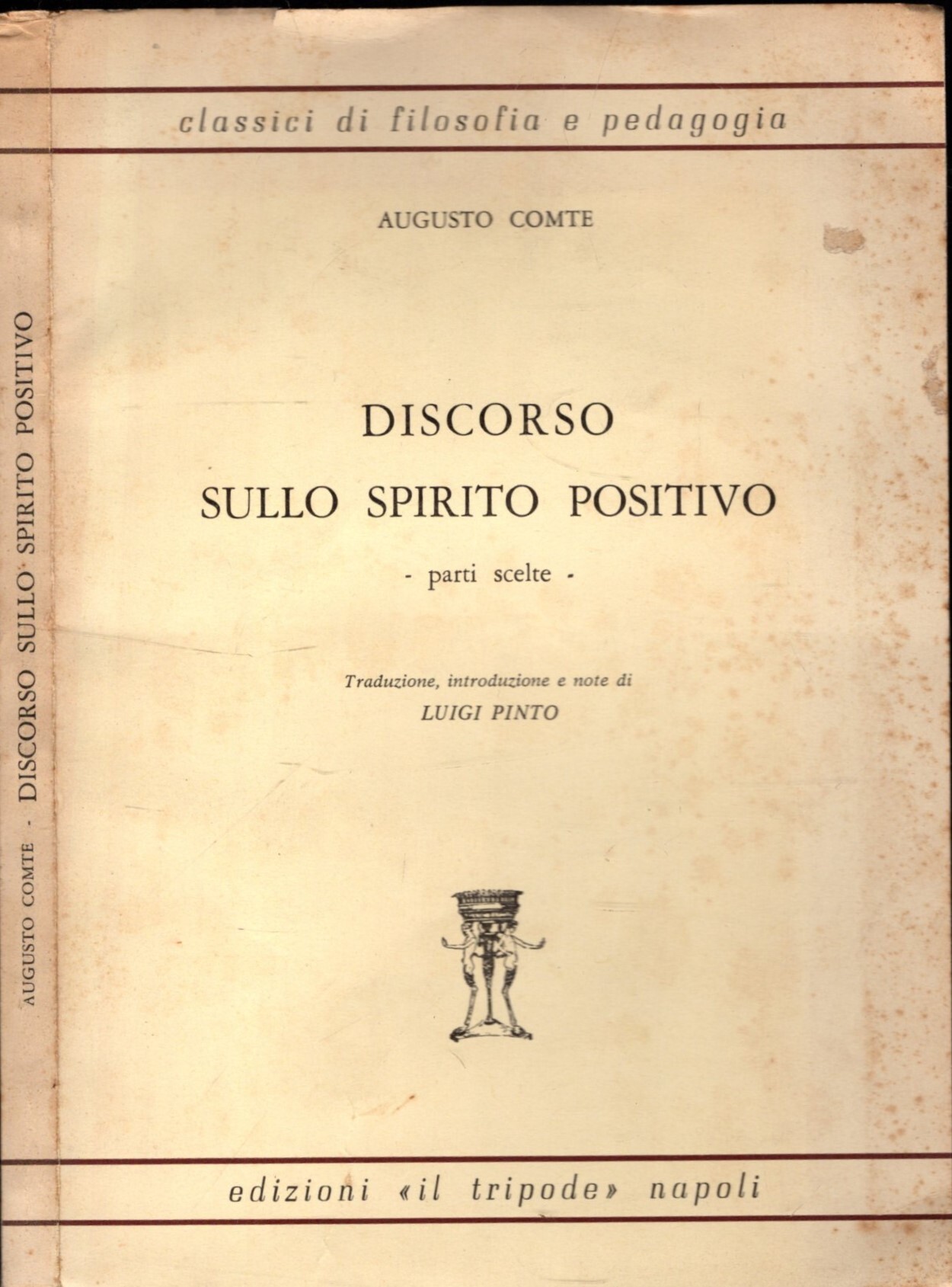 DISCORSO SULLO SPIRITO POSITIVO PARTI SCELTE