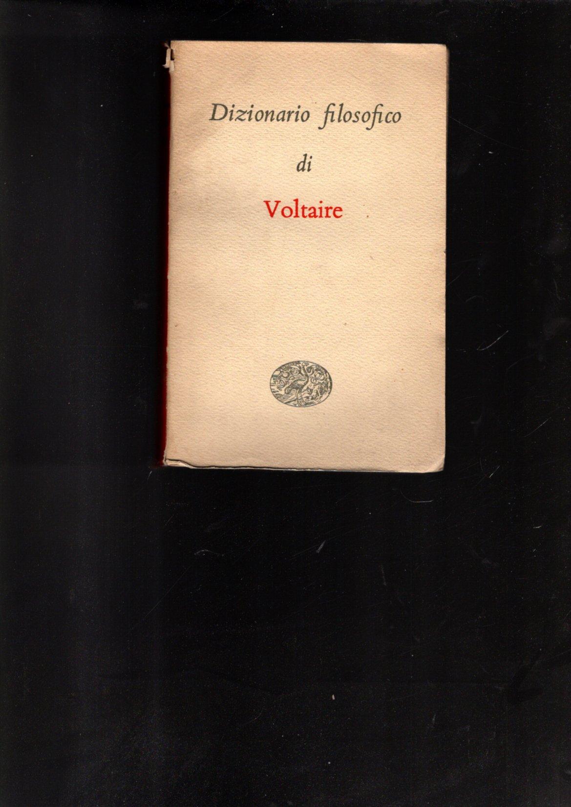 DIZIONARIO FIOLOSOFICO