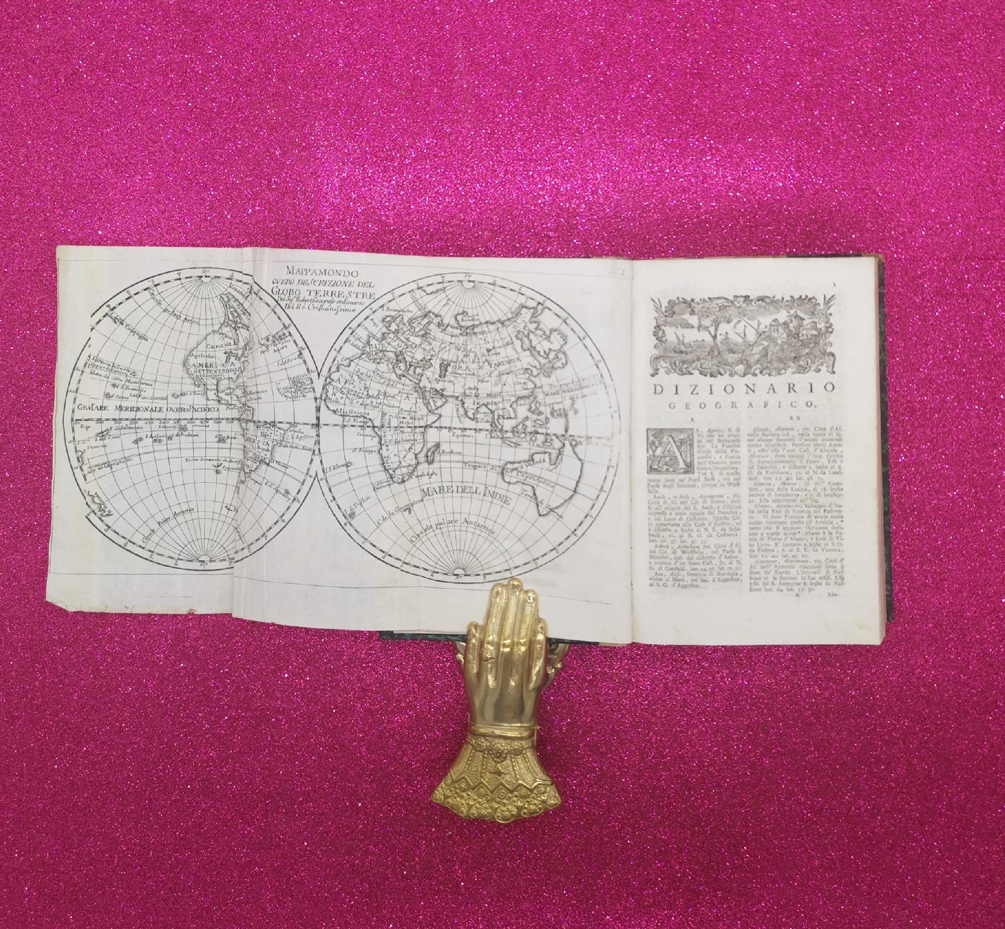 Dizionario Geografico portatile - remondini 1757