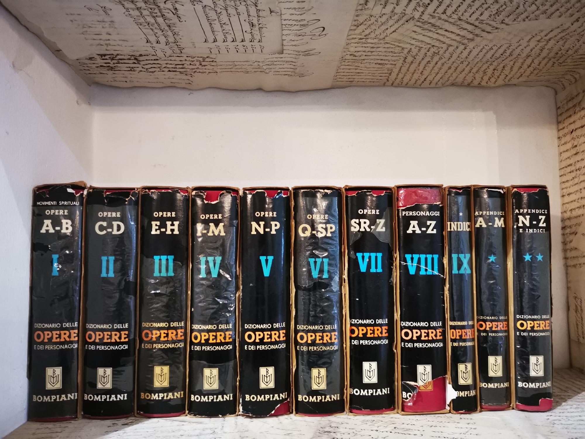 DIZIONARIO LETTERARIO DELLE OPERE E DEI PERSONAGGI 9 +2 VOL. …