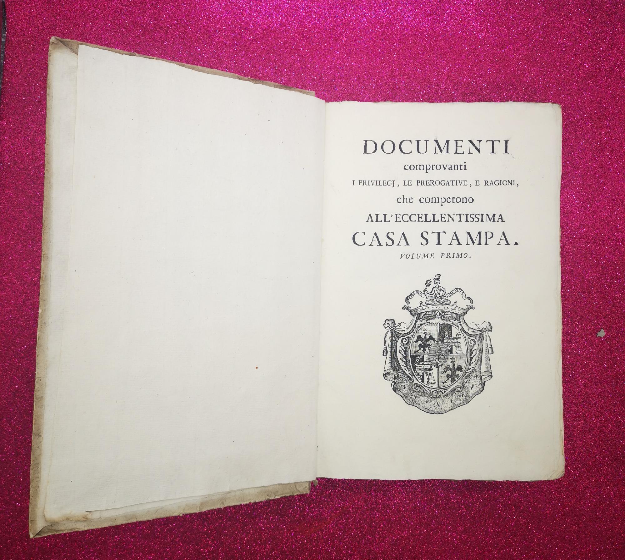 Documenti Comprovanti I Privilegi Le Prerogative E Ragioni Casa Stampa …