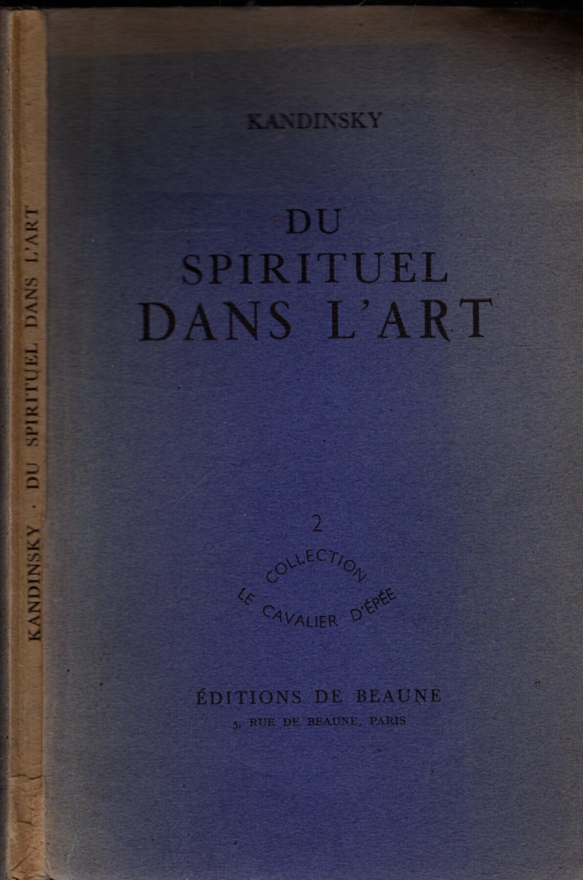 Du Spirituel Dans L'art Et Dans La Peinture En Particulier …