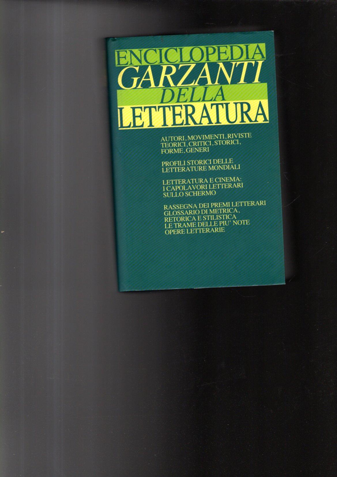 ENCICLOPEDIA GARZANTI DELLA LETTERATURA