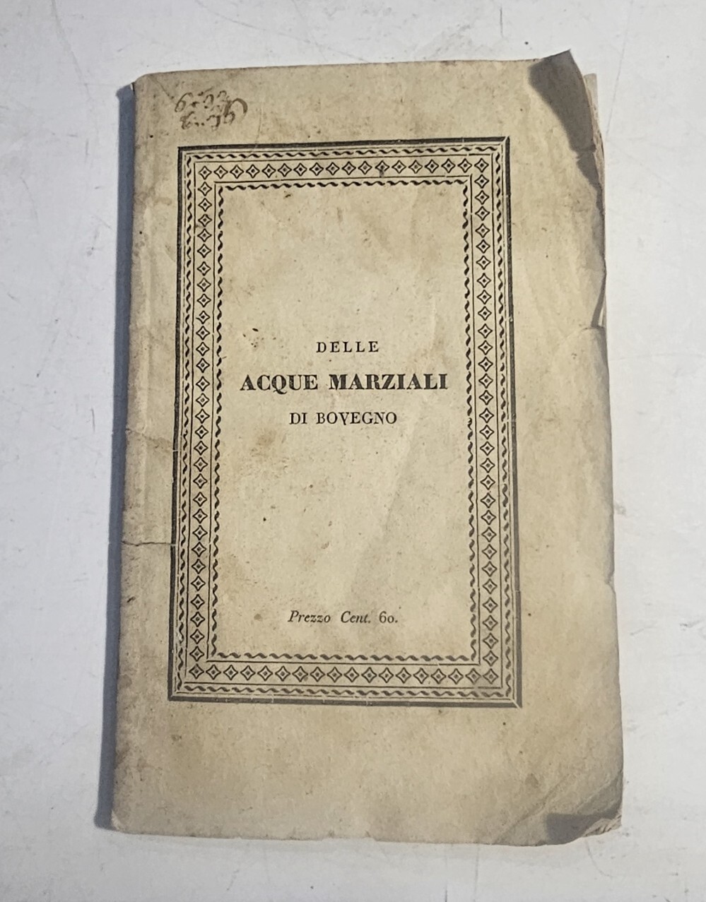 Esperienze Fisico-Chimiche Di Analisi Dell'acqua Minerale Di Bovegno di Stefano …