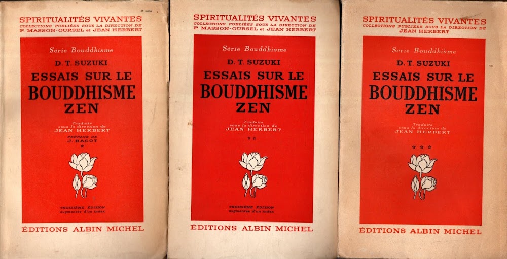 Essais Sur Le Bouddhisme Zen D.T. Suzuki Tre Libri