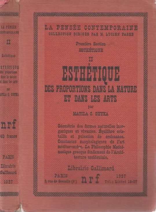 Esthétique des proportions dans la nature et dans les arts. …