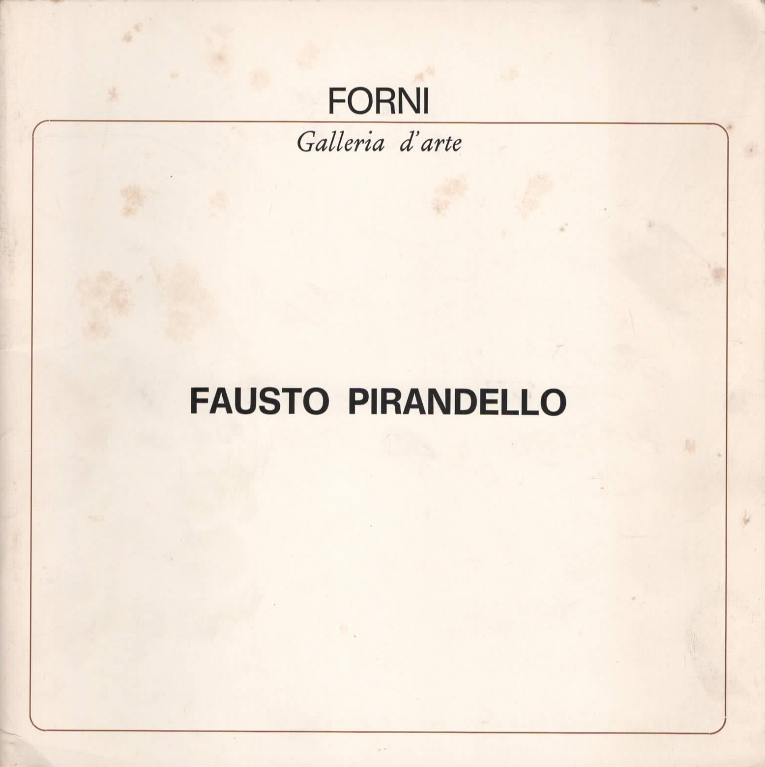 Fausto Pirandello Opere dal 1923 al 1935