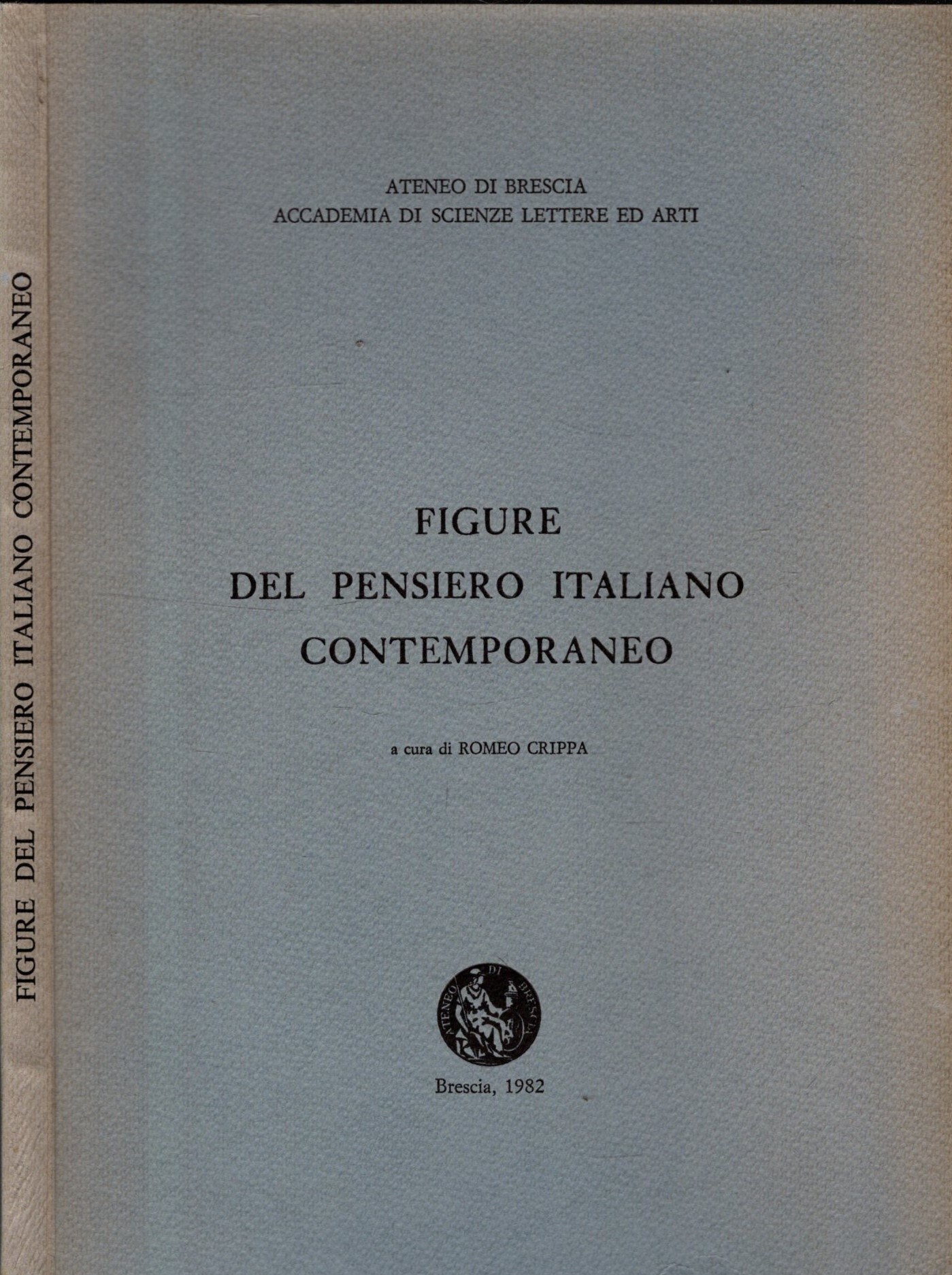 FIGURE DEL PENSIERO ITALIANO CONTEMPORANEO