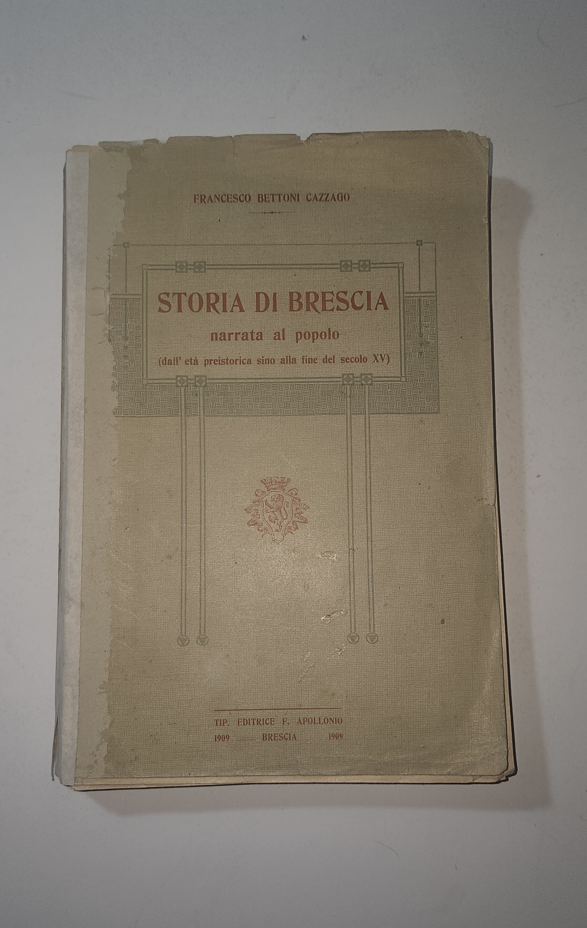 Francesco Bettoni Cazzago – Storia di Brescia Narrata al Popolo …