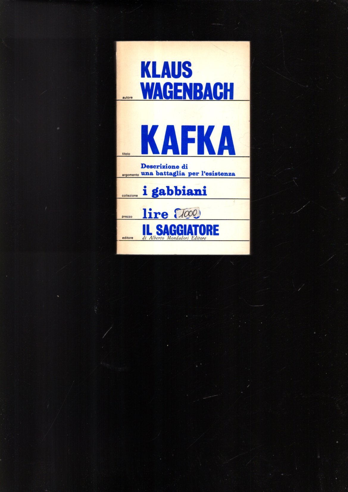 Franz Kafka.