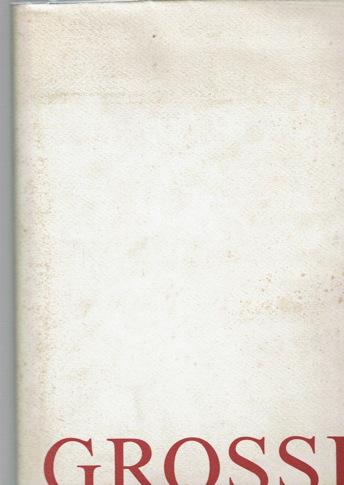 GROSSI (POESIE IN DIALETTO MILANESE)