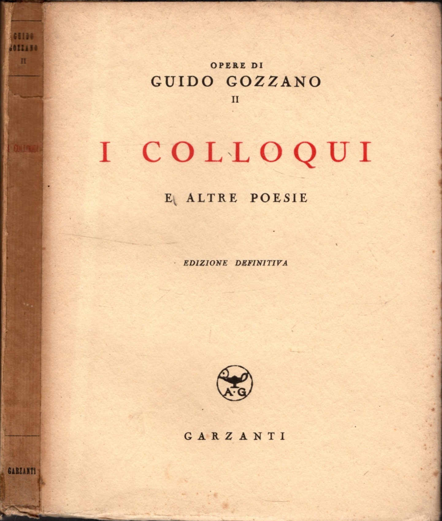 I COLLOQUI E ALTRE POESIE**
