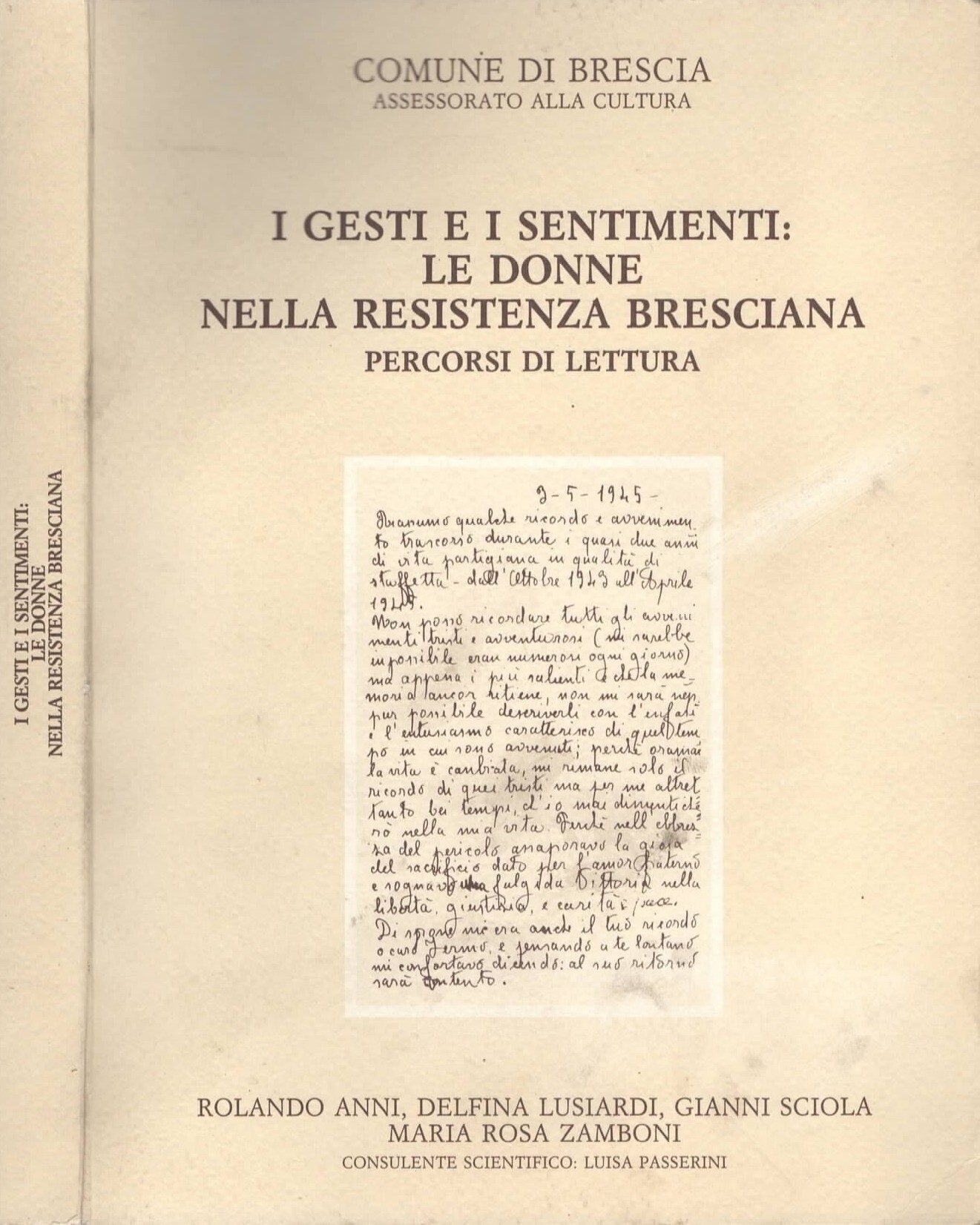 I Gesti E I Sentimenti Le Donne Nella Resistenza Bresciana …