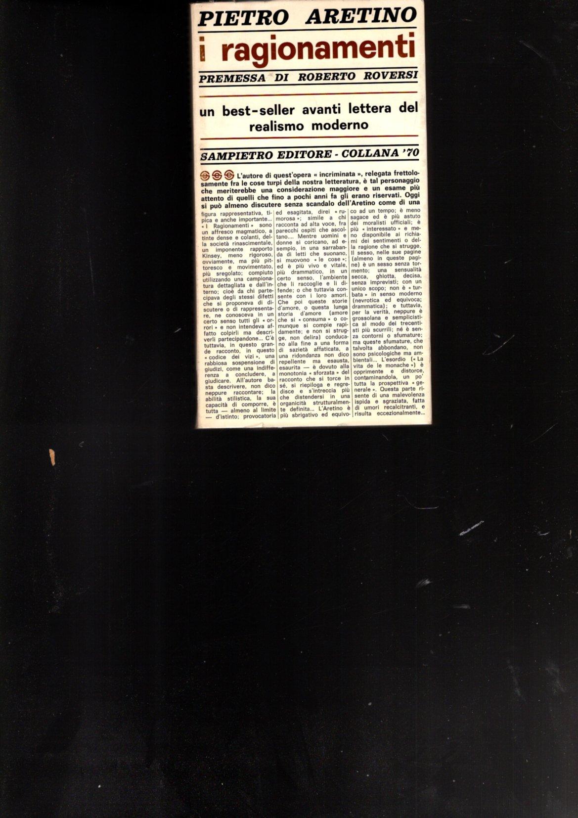 I RAGIONAMENTI UN BEST-SELLER AVANTI LETTERA DEL REALISMO MODERNO