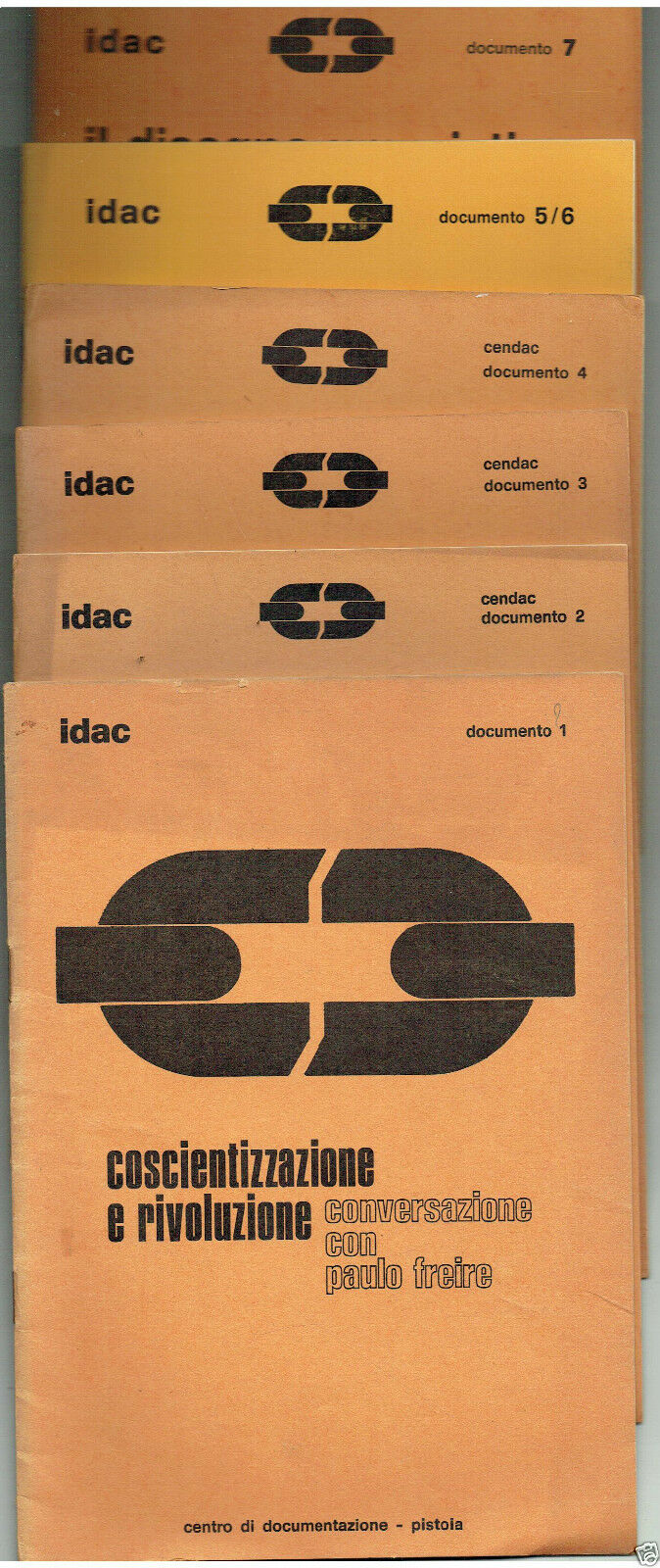 IDAC RIVISTA 1973 N.1-2-3-4-5/6-7 NUMERI 6 CENTRO DOCUMENTAZIONE PISTOIA