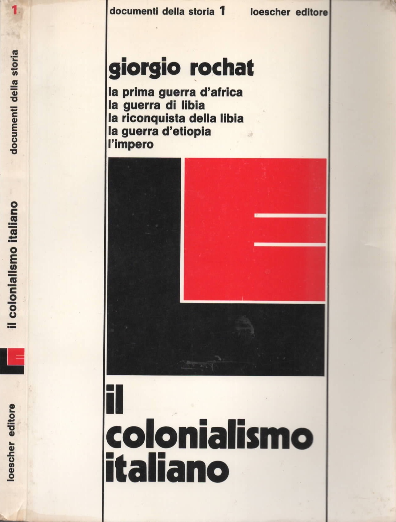 Il colonialismo italiano di Giorgio Rochat