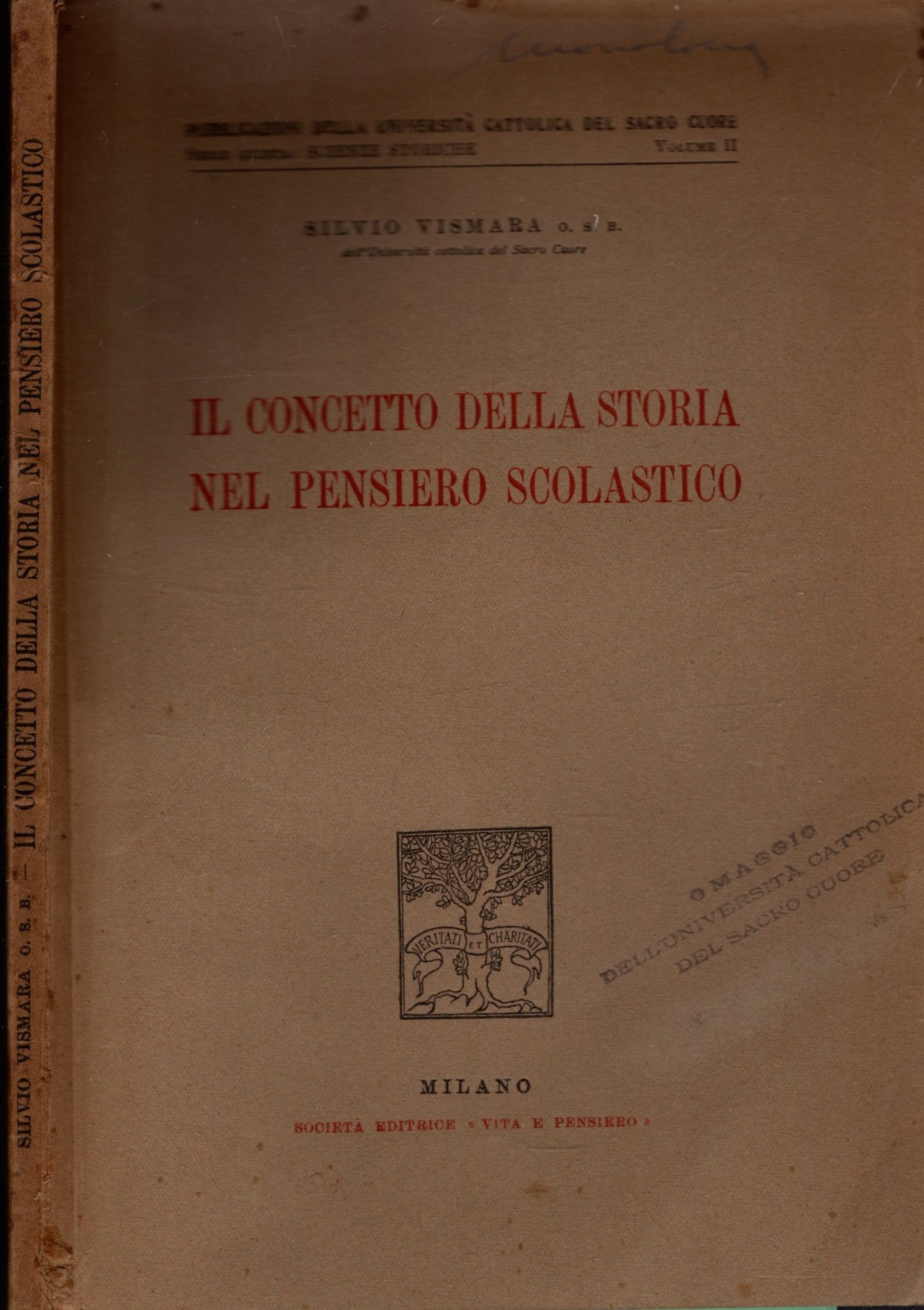 IL CONCETTO DELLA STORIA NEL PENSIERO SCOLASTICO