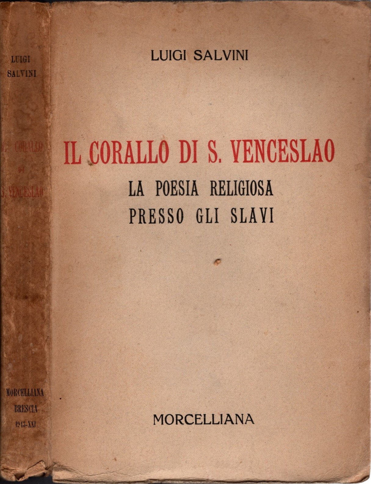 Il Corallo Di S. Venceslao. La Poesia Religiosa Presso Gli …