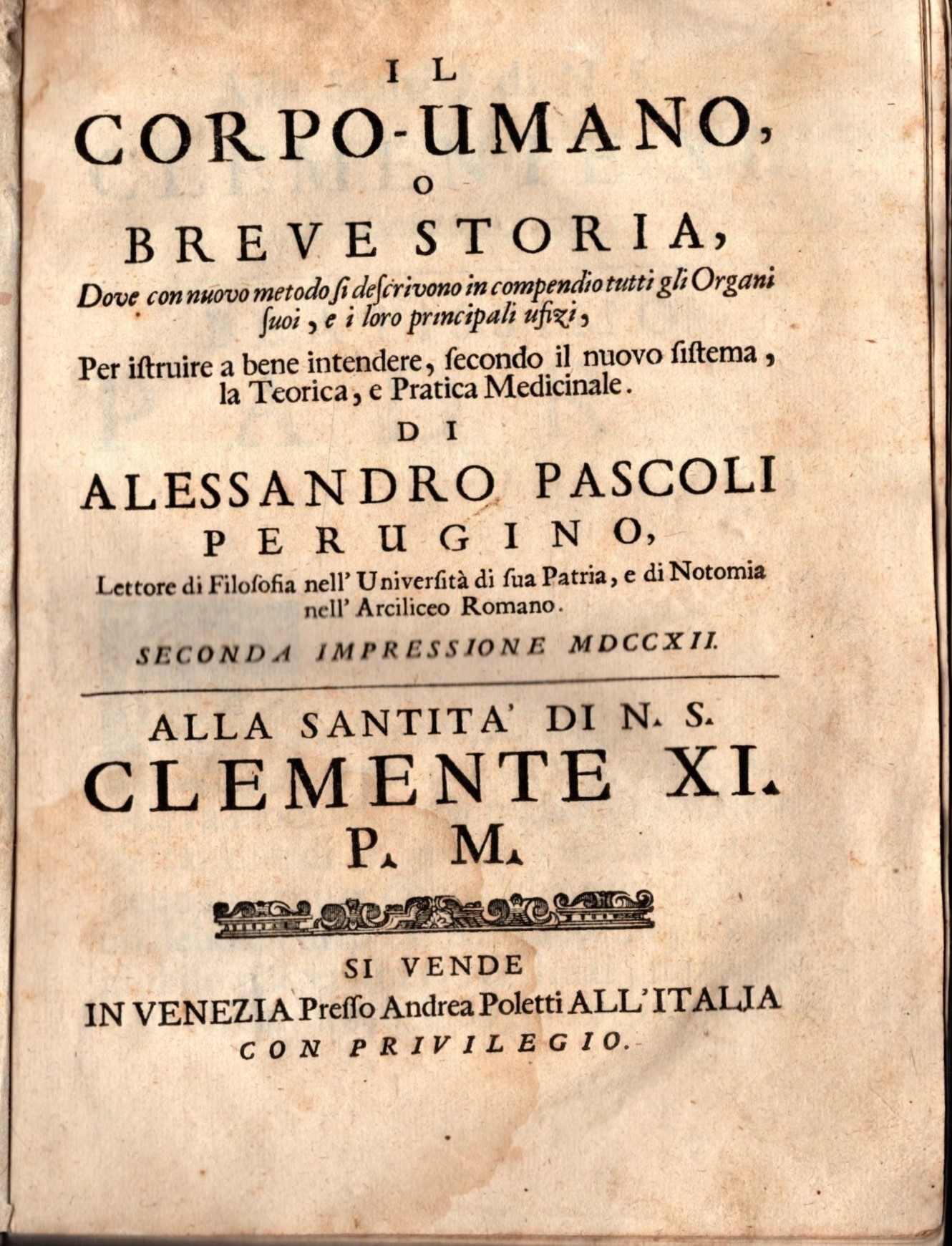 Il Corpo Umano O Breve Storia Dove Con Un Nuovo …