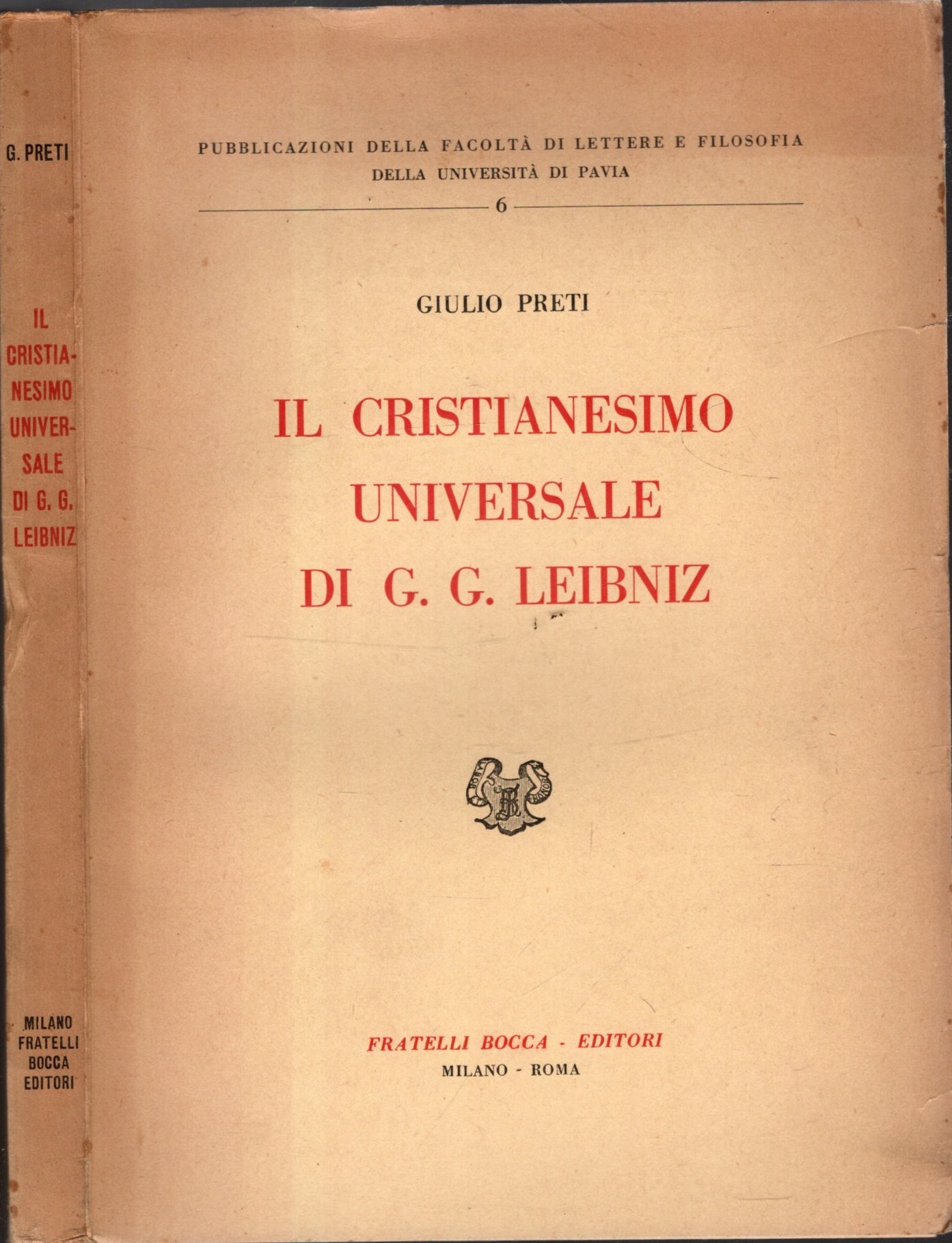 IL CRISTIANESIMO UNIVERSALE DI G. G. LEIBNIZ