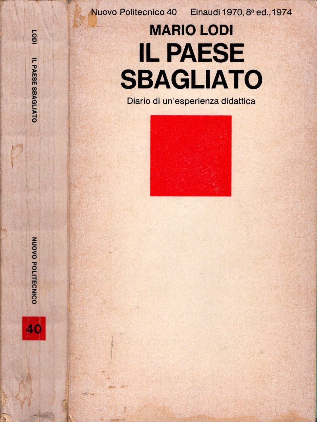 Il paese sbagliato Diario di un esperienza didattica