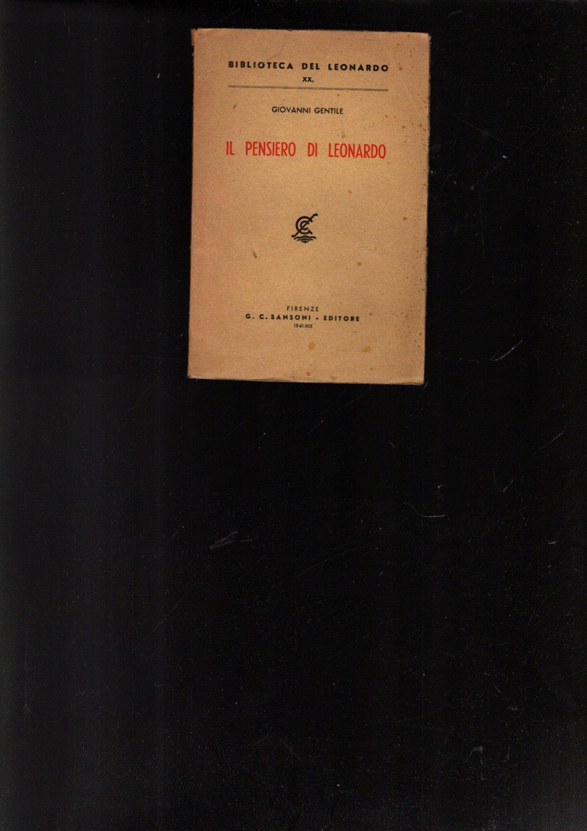 IL PENSIERO DI LEONARDO