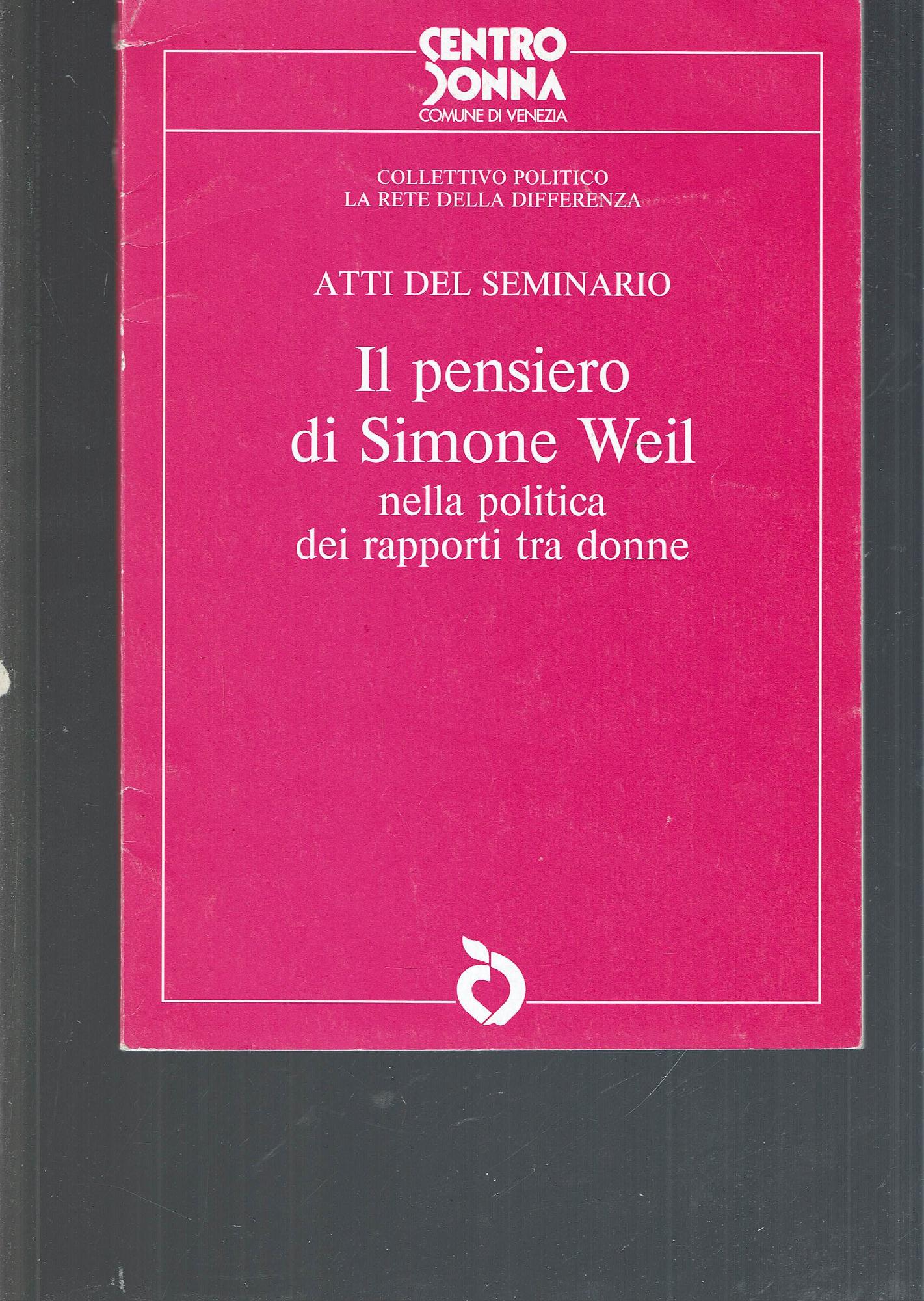 IL PENSIERO DI SIMONE WEIL NELLA POLITICA DEI RAPPORTI TRA …