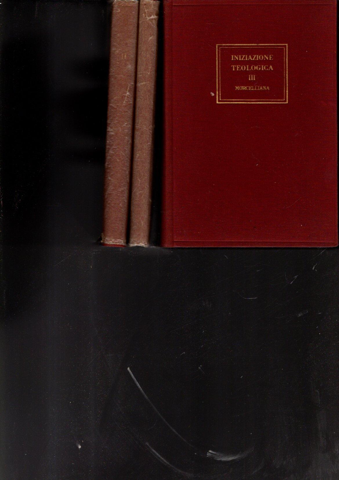 INIZIAZIONE TEOLOGICA 3 VOL.