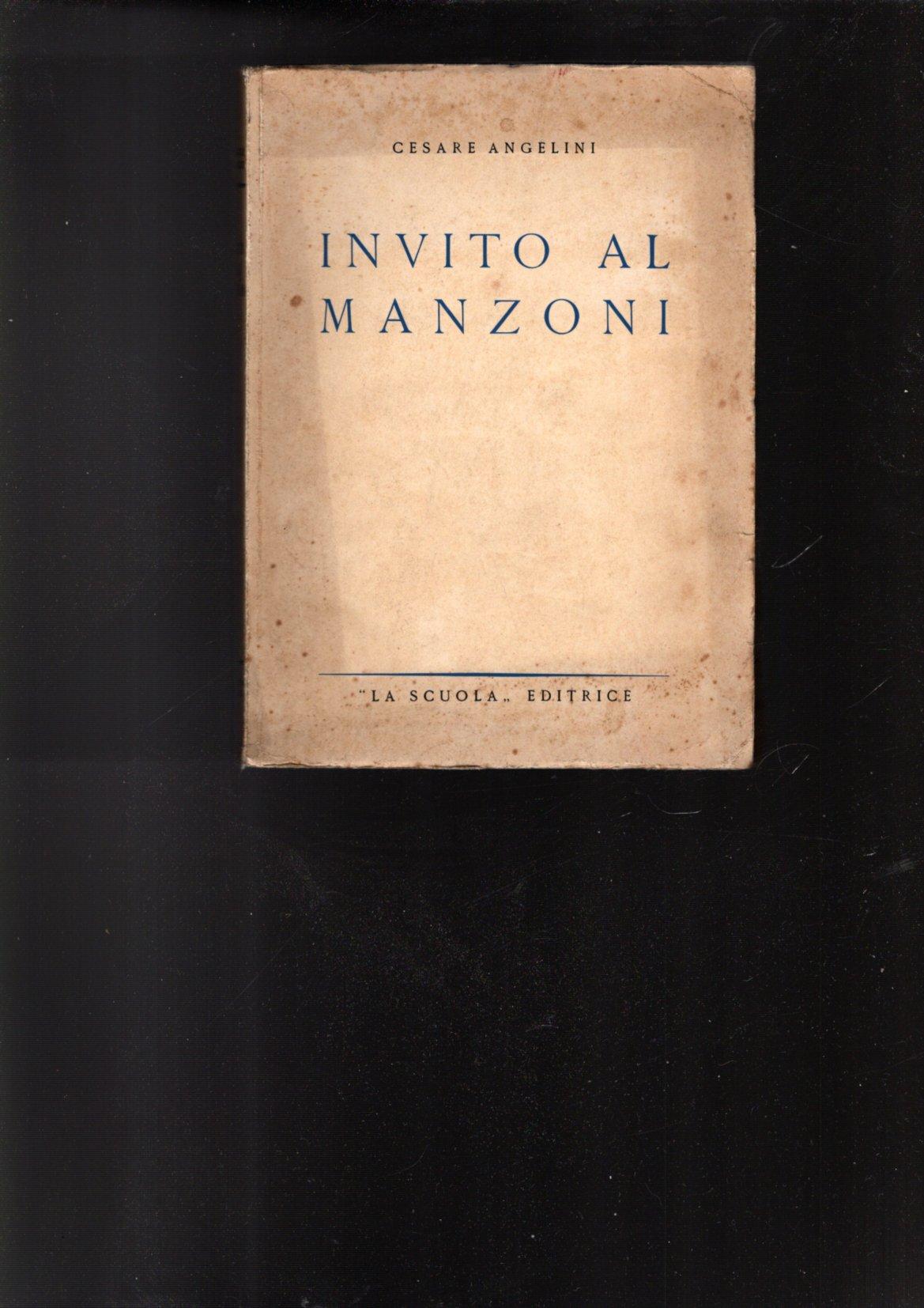 INVITO AL MANZONI