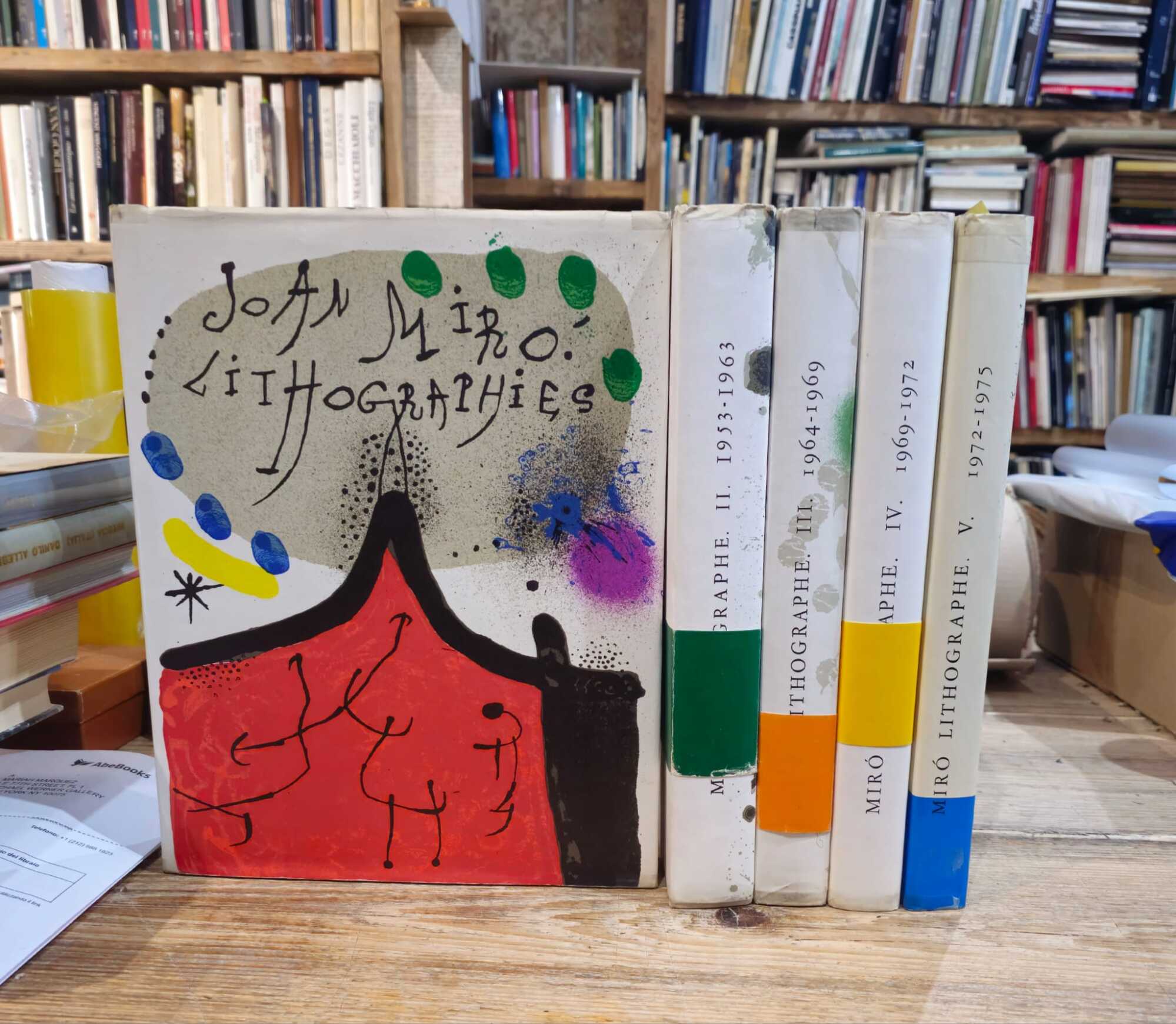 Joan Mirò Lithographe 5 volumi