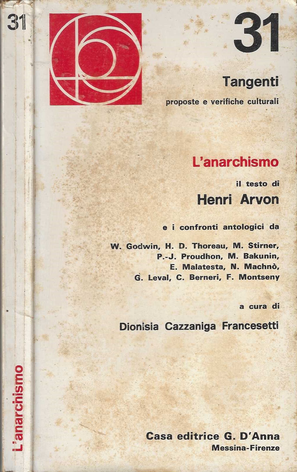 L'Anarchismo di Henri Arvon