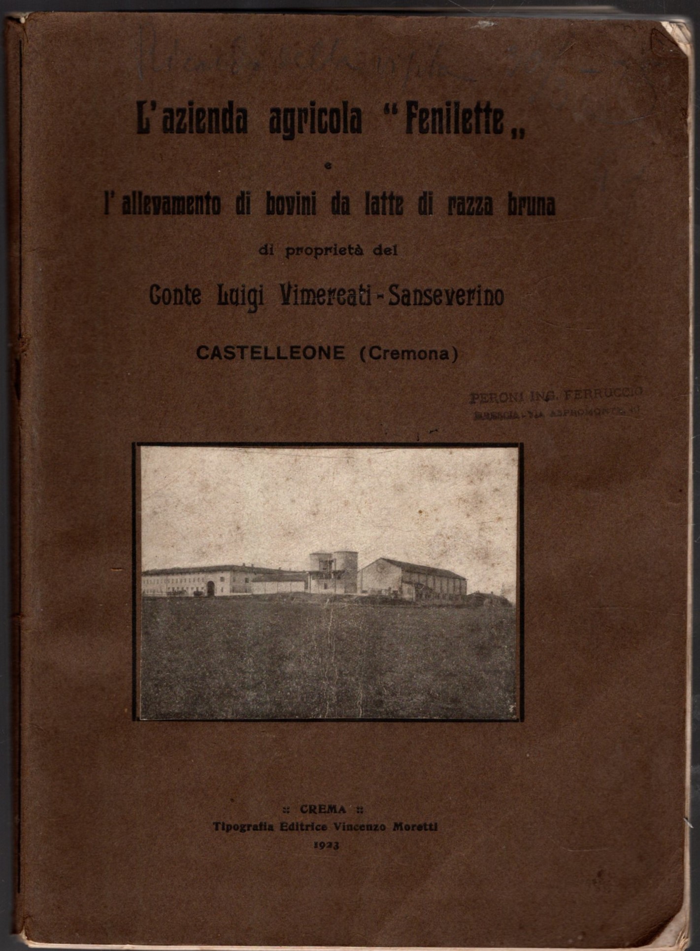 L'AZIENDA AGRICOLA "FENILETTE" ALLEVAMENTO DI BOVINI DALATTE DI RAZZA BRUNA