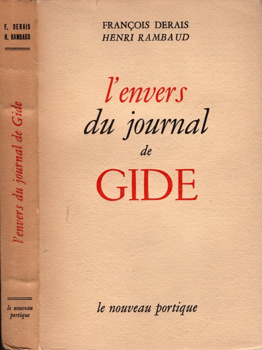 L'Envers du Journal de Gide