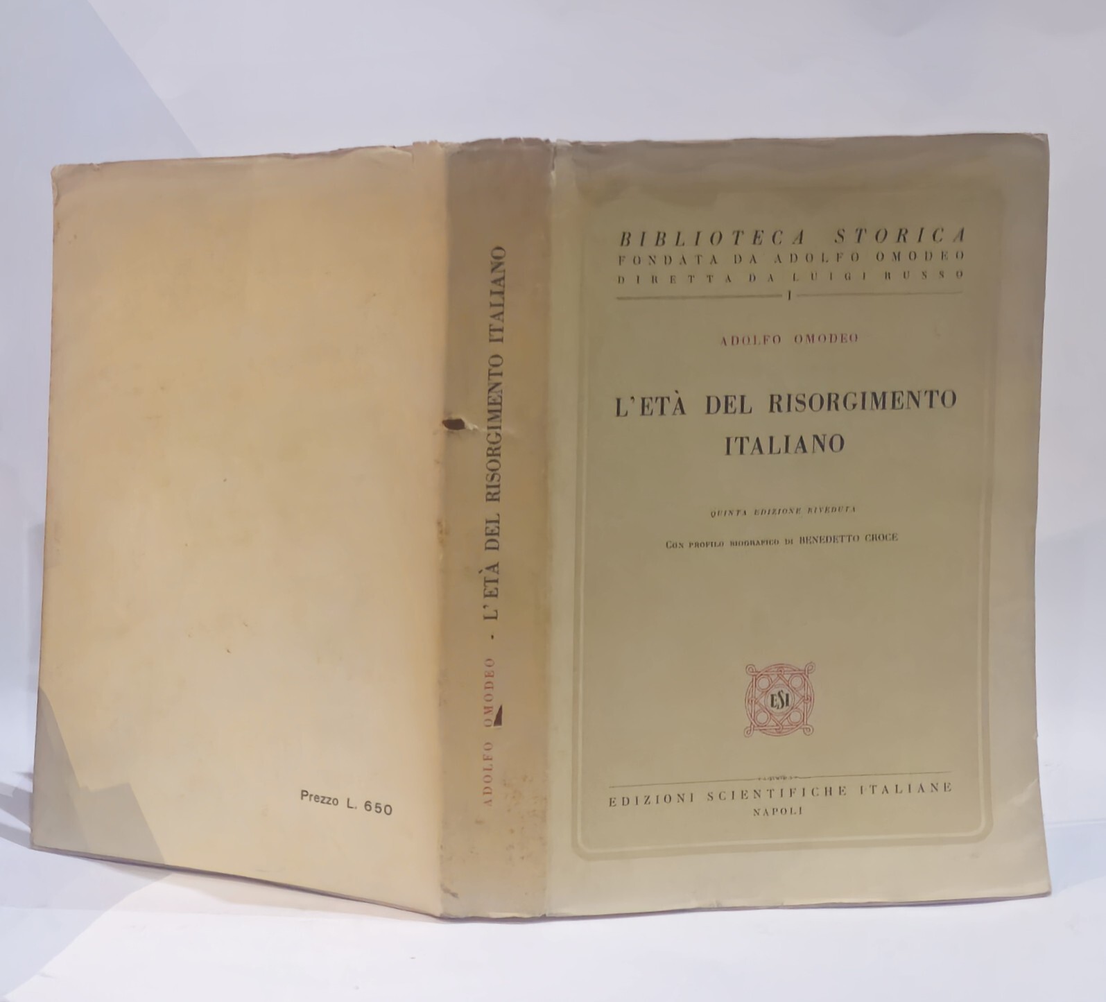 L'età del risorgimento italiano - settima edizione riveduta con profilo …