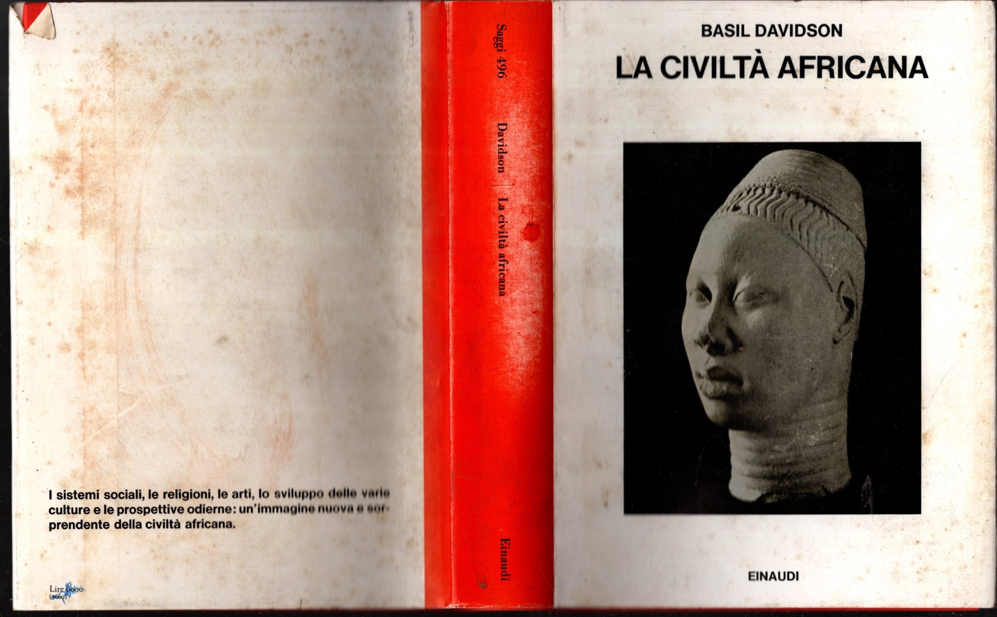 LA CIVILTA' AFRICANA ** BASIL DAVIDSON ** EINAUDI 1972