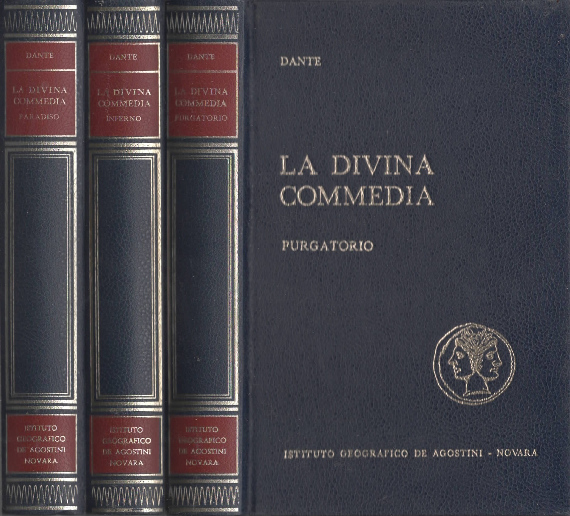 La Divina Commedia Tre Volumi (Paradiso-Purgatorio-Inferno) di Dante Alighieri