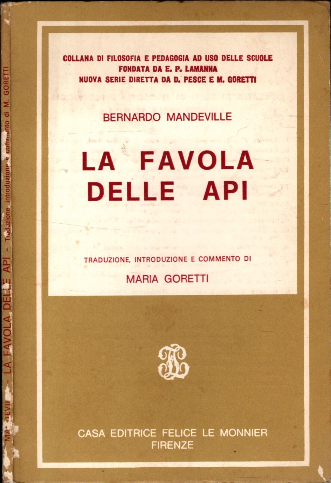 La favola delle api di Bernardo Mandeville