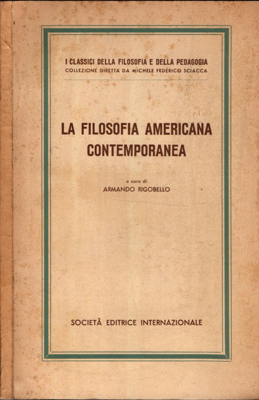 LA FILOSOFIA AMERICANA CONTEMPORANEA