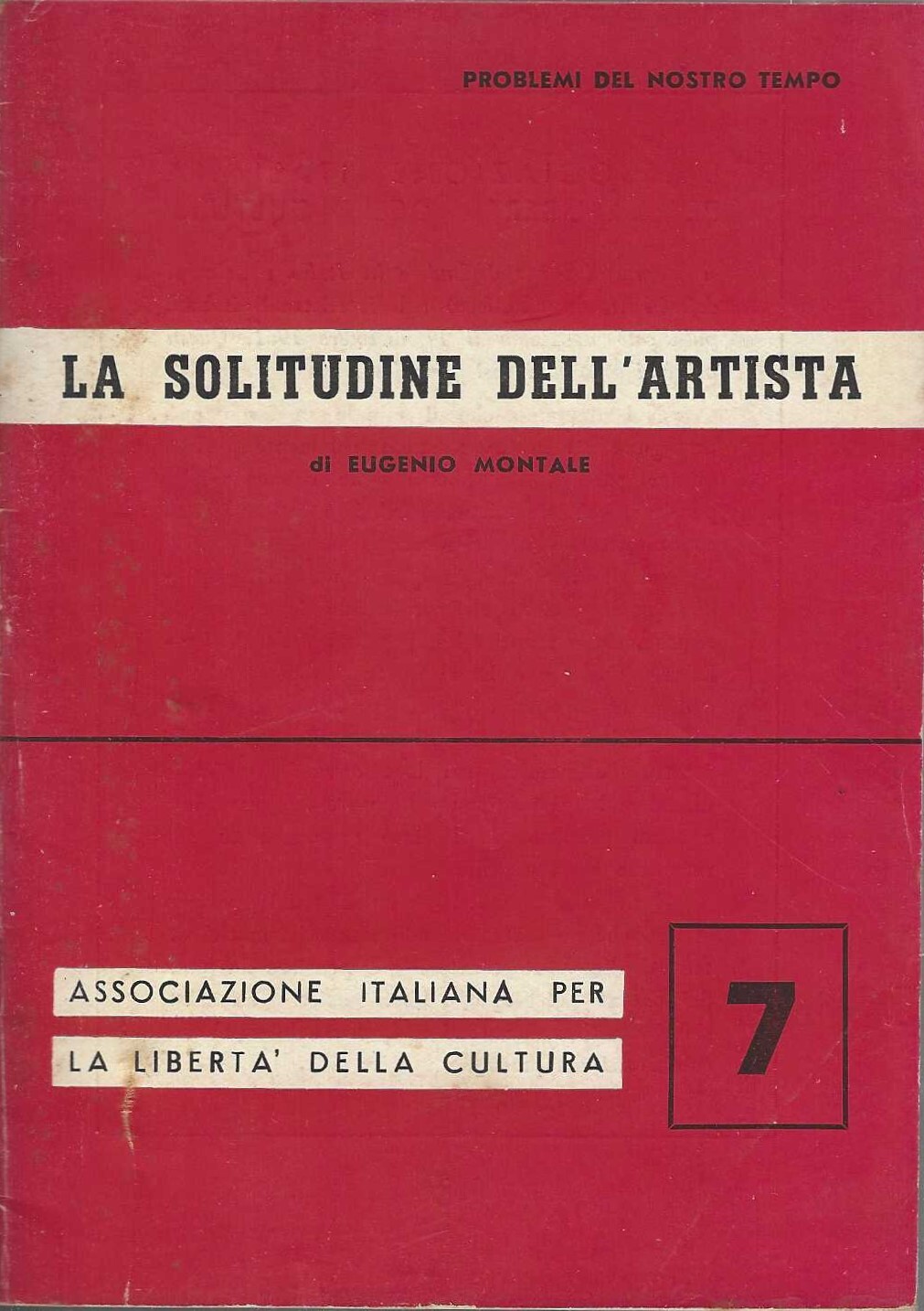 La solitudine dell'artista - Eugenio Montale