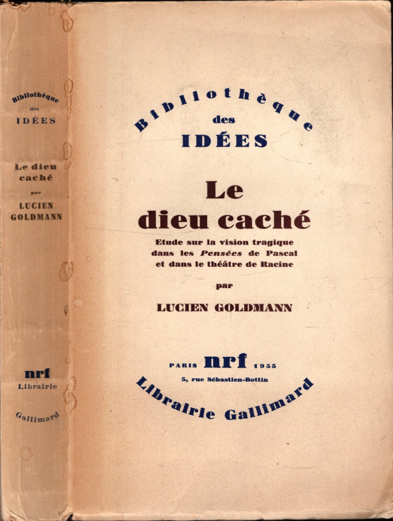 LE DIEU CACHE ETUDE SUR LA VISION TRAGIQUE DANS LES …