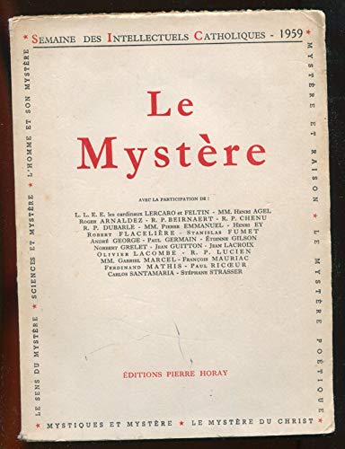 Le mystère Semaine des intellectuels catholiques (18 au 25 novembre …