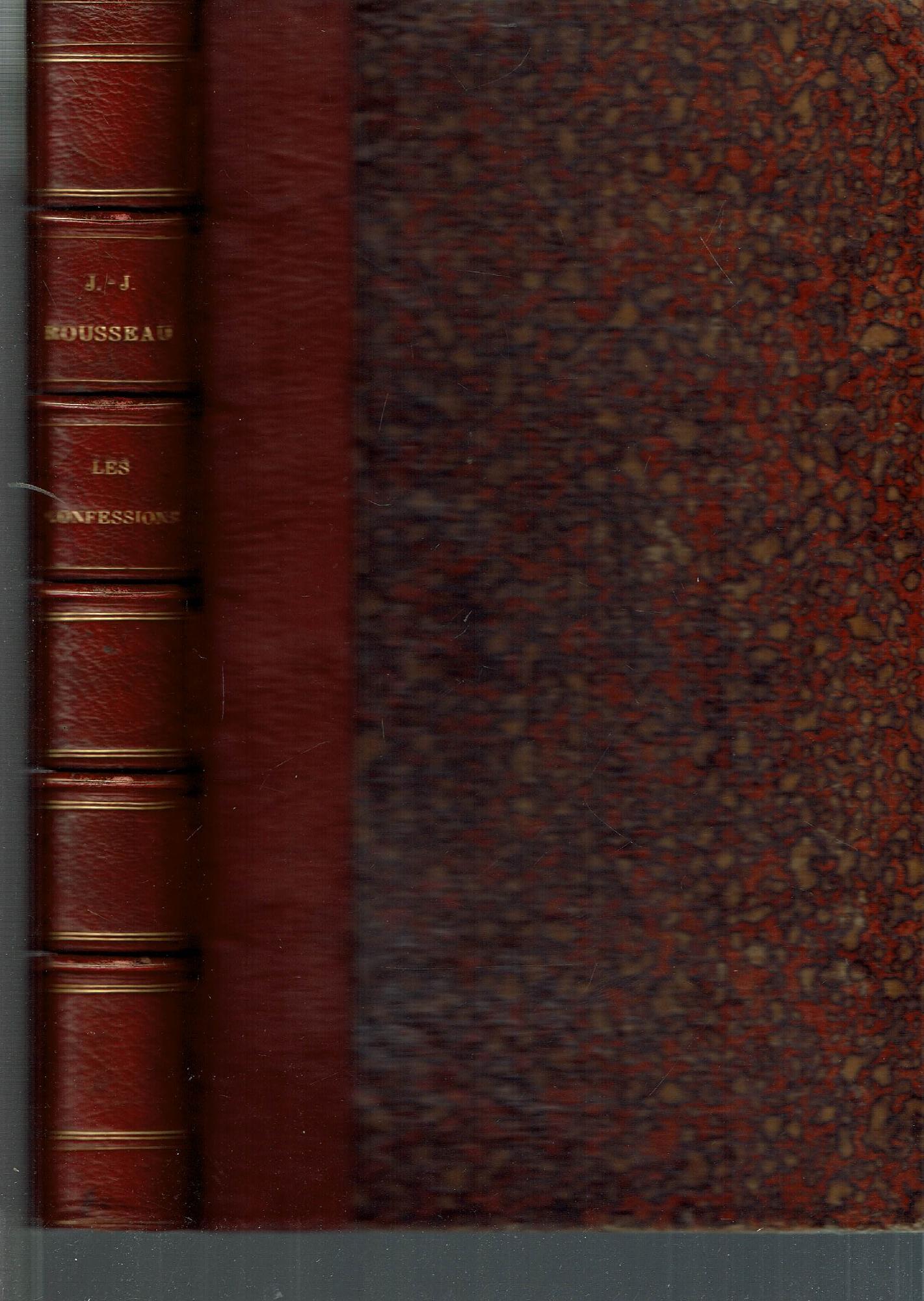 Les Confessions De J.J. Rousseau *