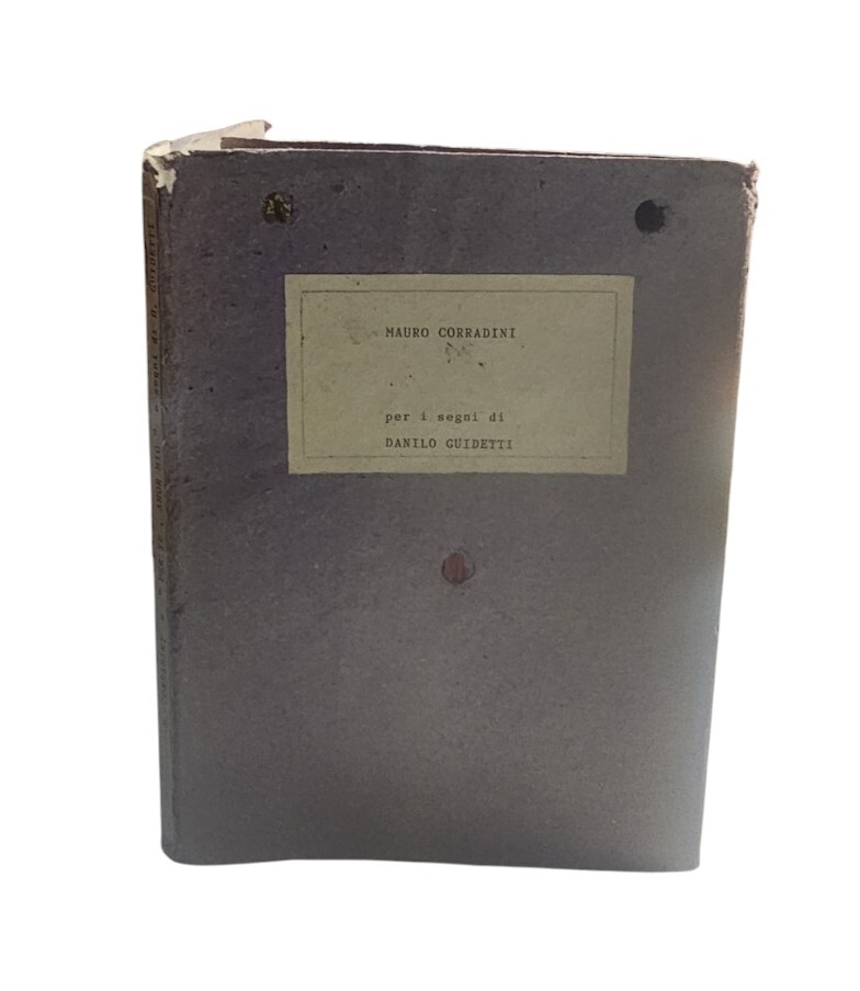 Libro d'artista Mauro Corradini per i segni di Danilo Guidetti