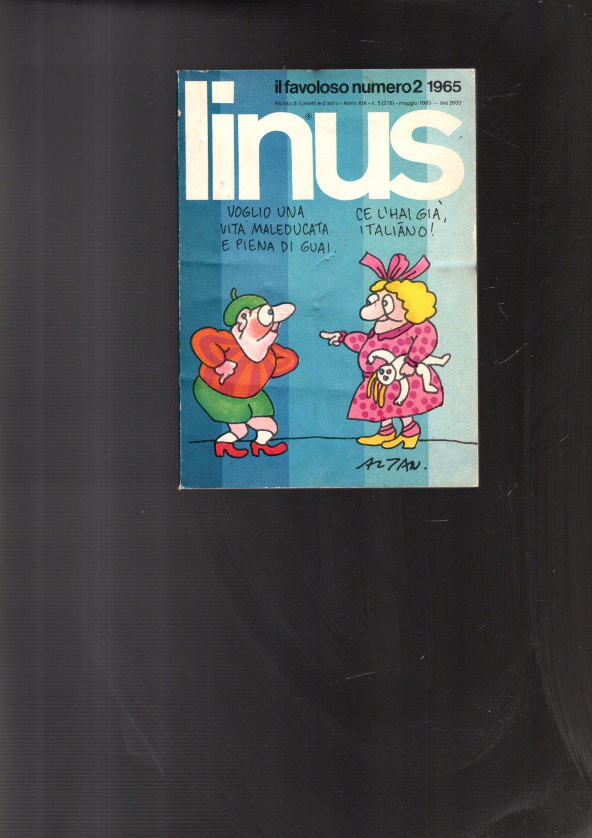 LINUS ANNO XIX N.5 MAGGIO 1983